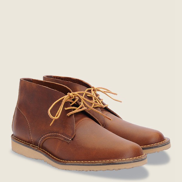 Heritage Sko Herre - Red Wing Weekender - Chukkar Rough & Tough Læder - Brune - MBLZOV-175